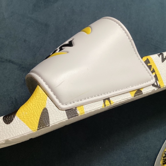 Champion White Slides Sandals - Picture 3 of 5